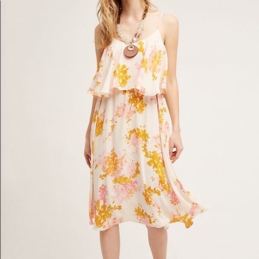 Anthropologie Magnolia Midi Dress